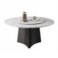 Round Pedestal Home Furniture Simple Style Marble Dining Room Collection with Turntable Clearhalo ' dining_table' 'Dining Tables & Seating' 'Dining Tables' 'furn' 'furn_dining_table' 'Furniture' 'furniture_dining_table' 'Kitchen & Dining Furniture' 'kitchen&dining_furn' 'kitchen' 'kitchen_dining_table' 1200x1200_48212a79-1730-4df9-8349-87478e66f046