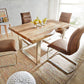 Modern Solid Wood Table for Restaurant Rectangle Dining Table with Double Pedestal Clearhalo ' dining_table' 'Dining Tables & Seating' 'Dining Tables' 'furn' 'furn_dining_table' 'Furniture' 'furniture_dining_table' 'Kitchen & Dining Furniture' 'kitchen&dining_furn' 'kitchen' 'kitchen_dining_table' 1200x1200_4821e878-3326-42c1-b5d8-9f6be5010bf0