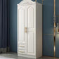 French Country Wardrobe White Wooden Wardrobe Closet for Bedroom Clearhalo 'Armoires & Wardrobes' 'armoires_wardrobes' 'Bedroom Furniture' 'furn' 'furn_armoires_wardrobes' 'Furniture' 1200x1200_4824fe8a-fe1a-4b0b-bf27-a7baad57cdc2