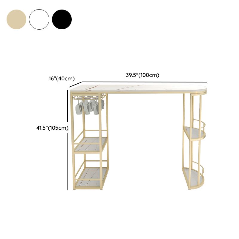 Glam Style Bar Table Set 1/2 Pcs White Granite Bar Table Set Clearhalo 'Bar Furniture' 'furn' 'furn_home_bar_bar_sets' 'Furniture' 'Home Bars & Bar Sets' 'home_bar_bar_sets' 'Kitchen & Dining Furniture' 1200x1200_4826644b-ea2c-4a2b-846f-9ce5f52b5e27