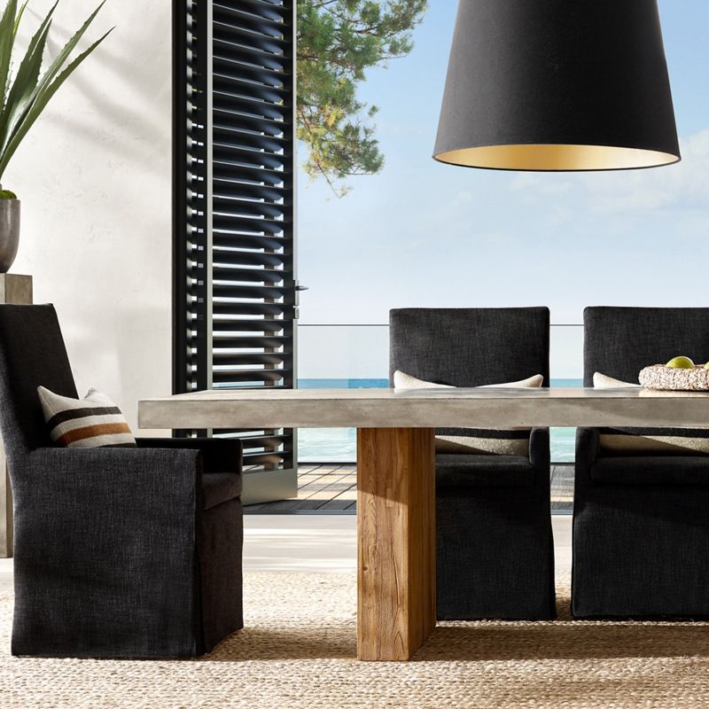 Rectangle Double Pedestal Dining Table Modern Wood Base Table for Kitchen Clearhalo 'Dining Tables & Seating' 'Dining Tables' 'dining_table' 'furn' 'furn_dining_table' 'Furniture' 'Kitchen & Dining Furniture' 1200x1200_482698f9-cdfe-4d48-a61e-650ec8e9f443