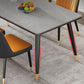 Sintered Stone Dining Table Luxury Style 4 Legs Base Rectangle Table for Home Clearhalo ' dining_table' 'Dining Tables & Seating' 'Dining Tables' 'furn' 'furn_dining_table' 'Furniture' 'furniture_dining_table' 'Kitchen & Dining Furniture' 'kitchen&dining_furn' 'kitchen' 'kitchen_dining_table' 1200x1200_48293618-560e-47c0-a3b5-890b7c38fdc5
