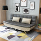 Pillow Included Sofa Futon Armless Futon Sofa Bed with Metal Legs