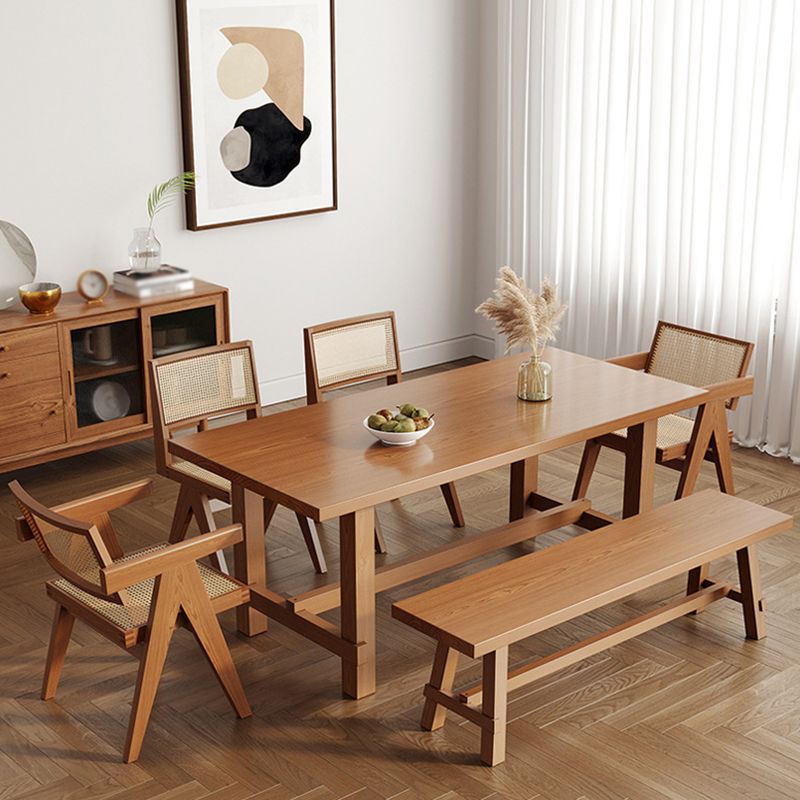 Solid Wood Dining Table Modern Rectangle Table with Trestle Base Clearhalo ' dining_table' 'Dining Tables & Seating' 'Dining Tables' 'furn' 'furn_dining_table' 'Furniture' 'furniture_dining_table' 'Kitchen & Dining Furniture' 'kitchen&dining_furn' 'kitchen' 'kitchen_dining_table' 1200x1200_482f979c-c5c6-4451-b5b2-22691f7a86a0
