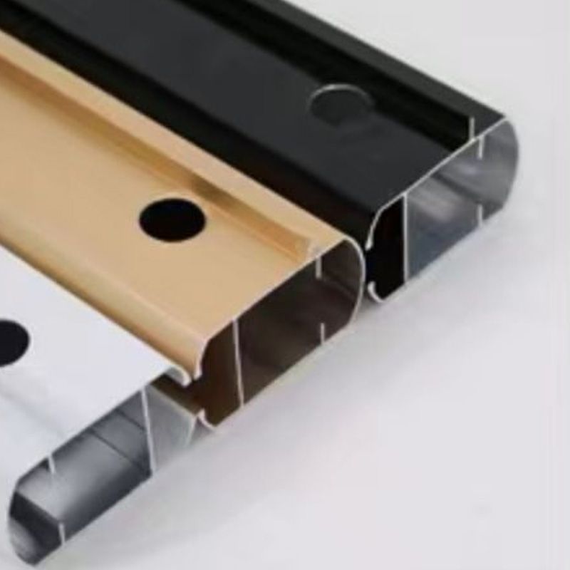 Mobile moderno mobile nero mobile in metallo con ripiani di vetro