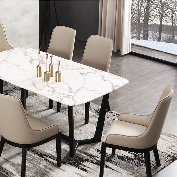 Contemporary Dining Chairs Upholstered Chairs with Solid Wood Base Clearhalo 'Dining Chairs' 'Dining Tables & Seating' 'dining_chair' 'furn' 'furn_dining_chair' 'Furniture' 'Kitchen & Dining Furniture' 1200x1200_4832db11-9b25-426c-a63c-54ff9c591947