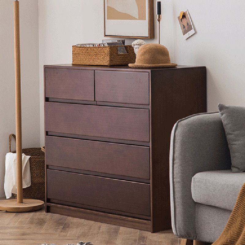 15.74" Wide Modern Accent Chest with 5/6Drawers Wood Rectangle Chest Clearhalo 'Cabinets & Chests' 'cabinets_chests' 'furn' 'furn_cabinets_chests' 'Furniture' 'Living Room Furniture' 1200x1200_48352465-4ca3-48bb-88b1-d5c9d09f4002