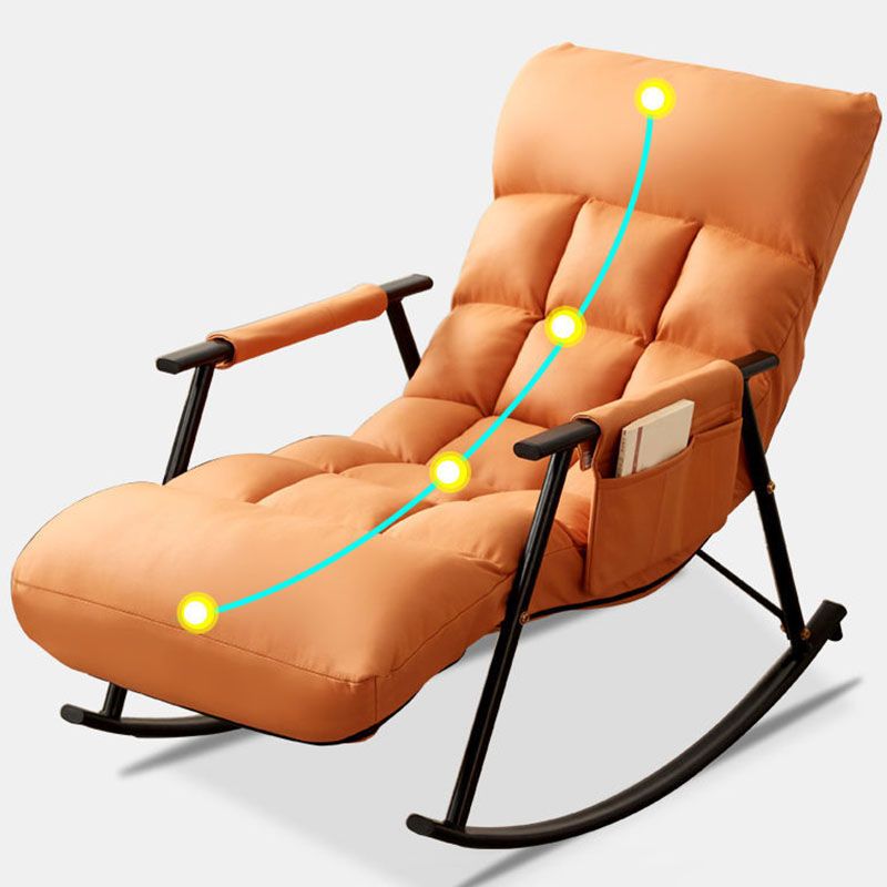 Waterproof Modern Style Single Rocker Chair Simple Chair for Living Room Clearhalo 'Chairs & Seating' 'furn' 'furn_rocking_chairs' 'Furniture' 'Living Room Furniture' 'Rocking Chairs' 'rocking_chairs' 1200x1200_48355ef2-451b-4ebe-93e3-7ba4752f82a1