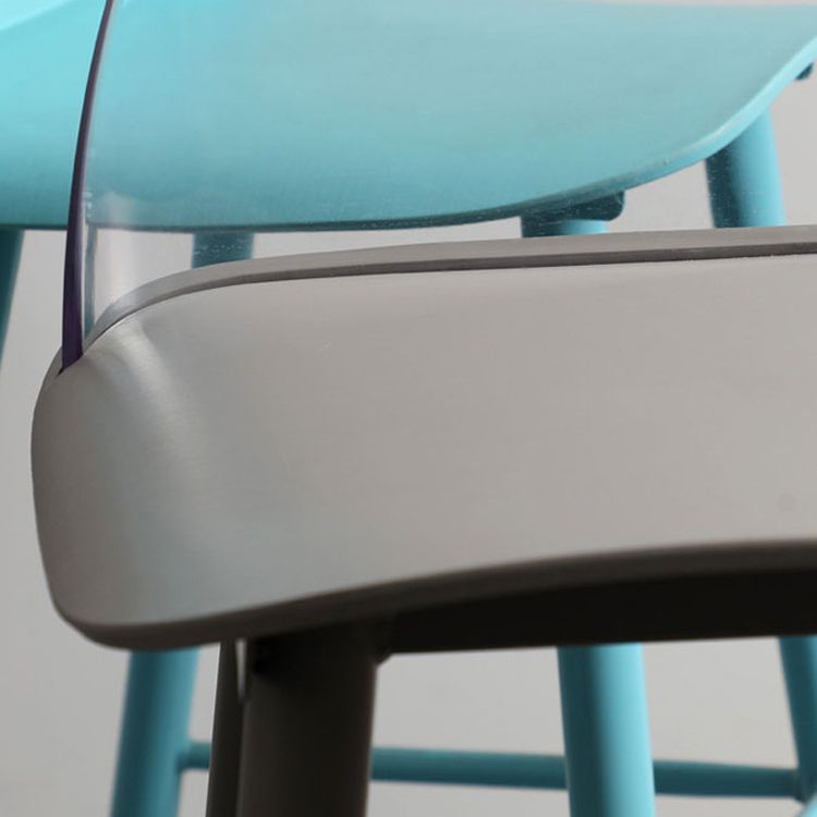 Modern Armless Backrest Counter Stool Iron Cafe Bar Stool with Acrylic Seat and Pedal Clearhalo 'Bar Furniture' 'Bar Stools' 'bar_stools' 'furn' 'furn_bar_stools' 'Furniture' 'furniture_bar_stools' 'Kitchen & Dining Furniture' 1200x1200_4835916c-4320-44ab-a20e-20f4512fa97d