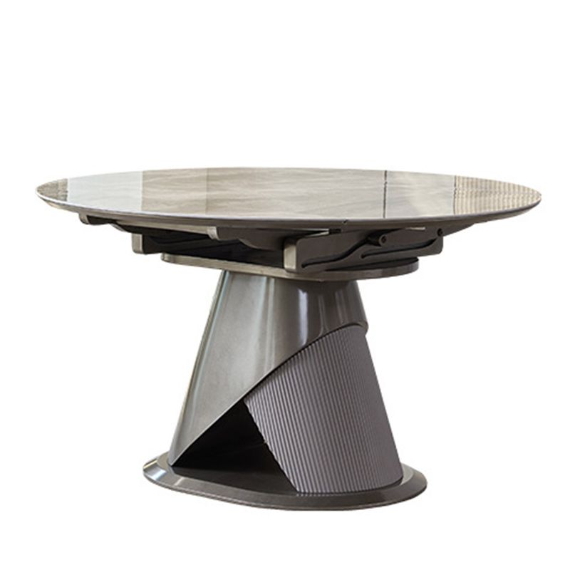 Zeitgenössisches Esszimmer-Set aus Stein, 1/2/5/7-teilig, Drehtisch-Möbel für Zuhause