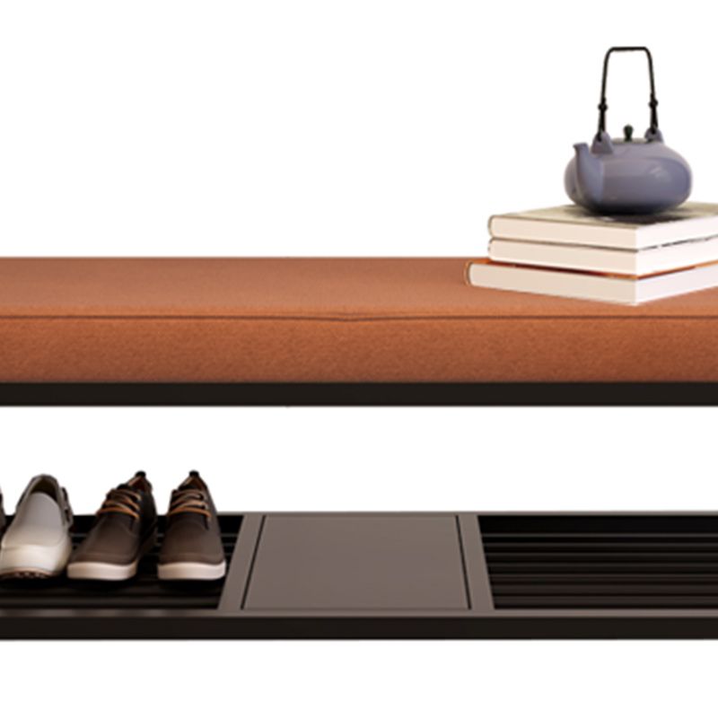 Modern Solid Color Bench Upholstered Entryway Bench with Storage Clearhalo 'Benches' 'Chairs & Seating' 'furn' 'furn_benches' 'Furniture' 'Living Room Furniture' 1200x1200_48378587-9be7-4a85-b53e-28b2a76cad57