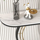 Tavolo con console piedistallo a mezza7 glam resistente al graffio