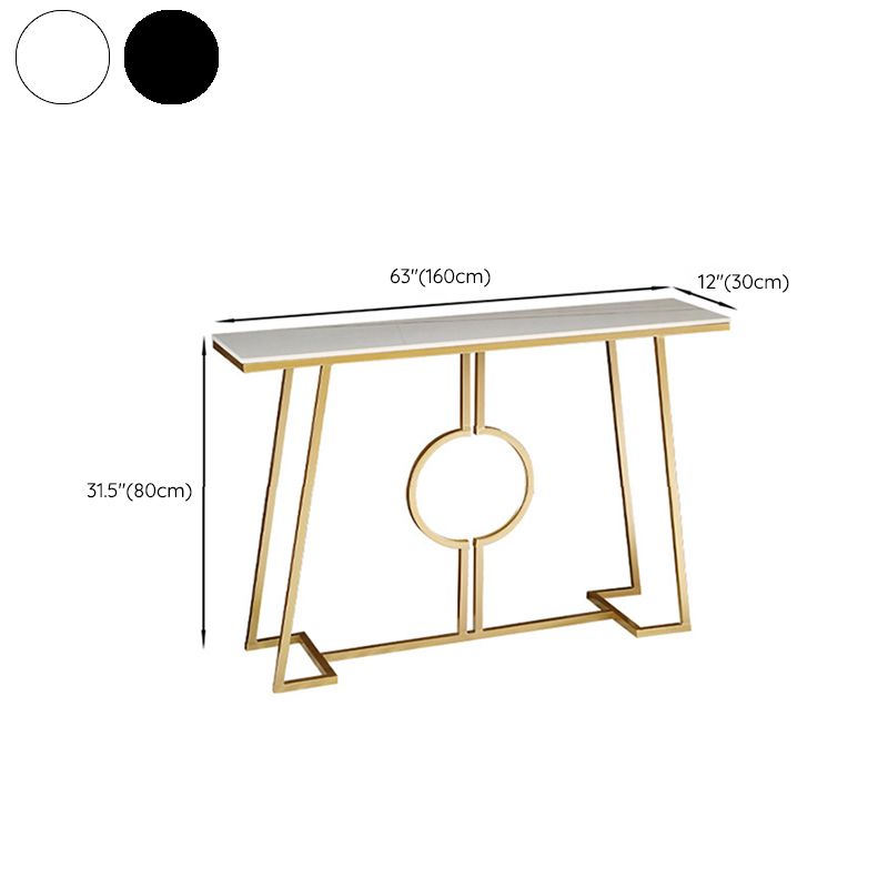 Tabla de acento de consola moderna Tabla de sofá de acabado antiguo