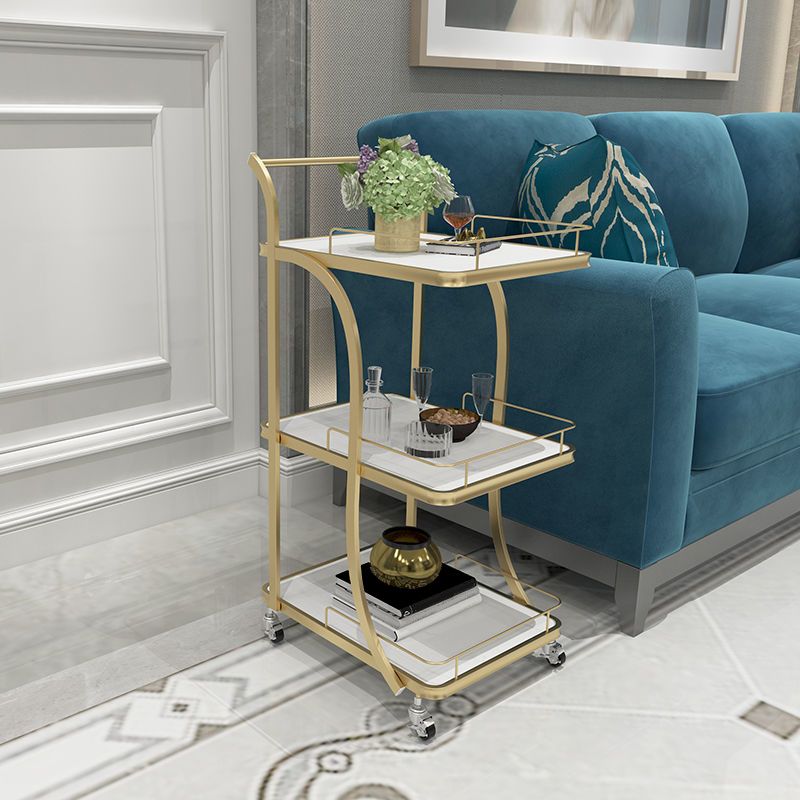 Tavolo da preparazione in stile contemporaneo tavolo da preparazione a rotolamento per cucina