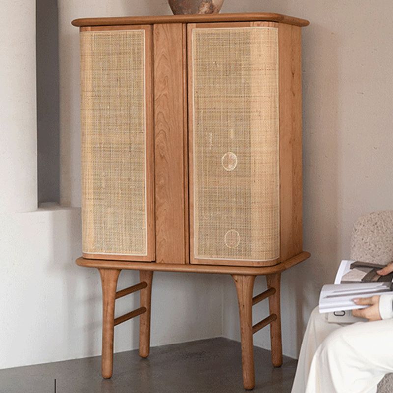 Rectangle Storage Cabinet Solid Wood Standard Cabinet with Doors Clearhalo 'Cabinets & Chests' 'cabinets_chests' 'furn' 'furn_cabinets_chests' 'Furniture' 'Living Room Furniture' 1200x1200_483e1bc0-9e94-4a96-8797-542da8f6a40f