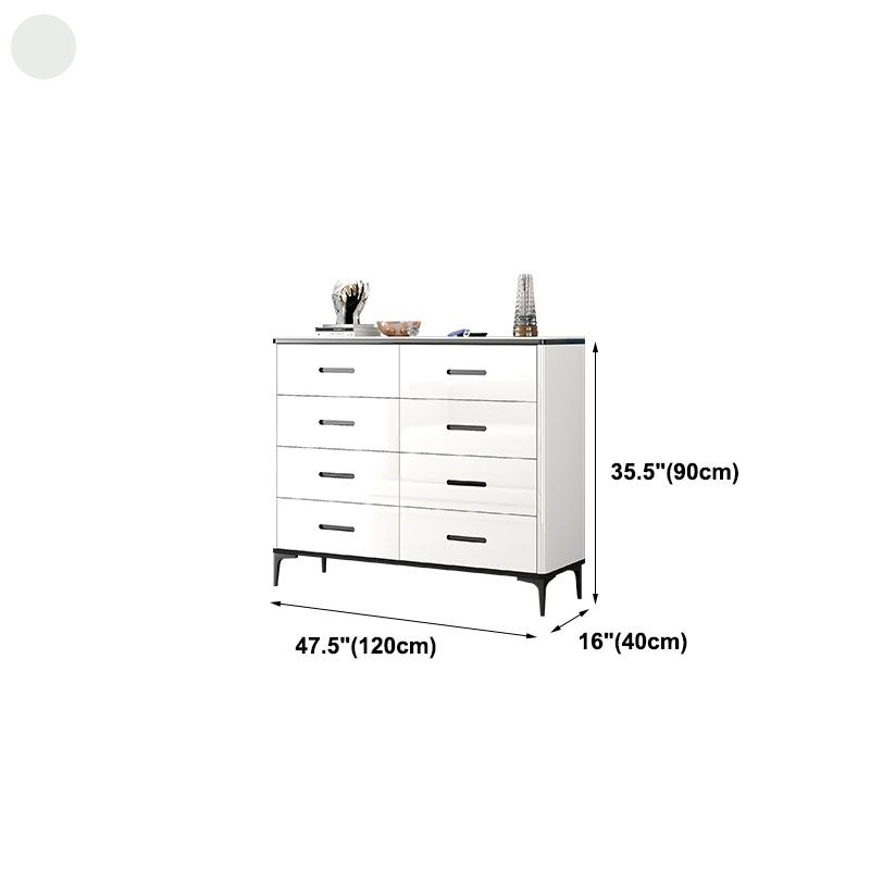 Hedendaagse ingenieur Wood Dresser witte slaapkamer opbergkist met lade