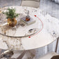 Nordic Glam Sintered Stone Round Table Set 1/4/5/7 Pieces Dining Set for Kitchen Clearhalo 'Dining Room Sets' 'Dining Tables & Seating' 'dining_room_set' 'furn' 'furn_dining_room_set' 'Furniture' 'Kitchen & Dining Furniture' 1200x1200_48430d8a-8b7e-4706-9037-ee0ca15c13d0