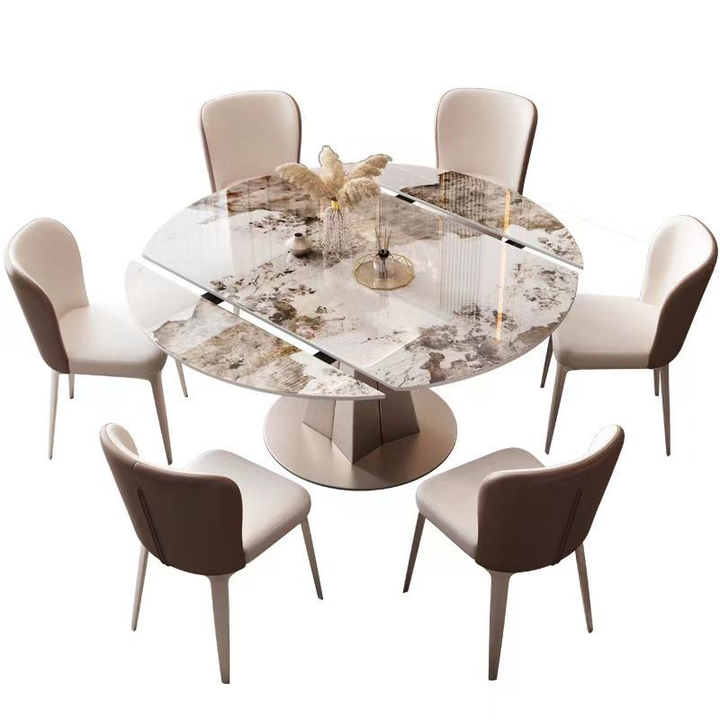 Gesinterde stenen tafel Glam eettafel voor eetkamer