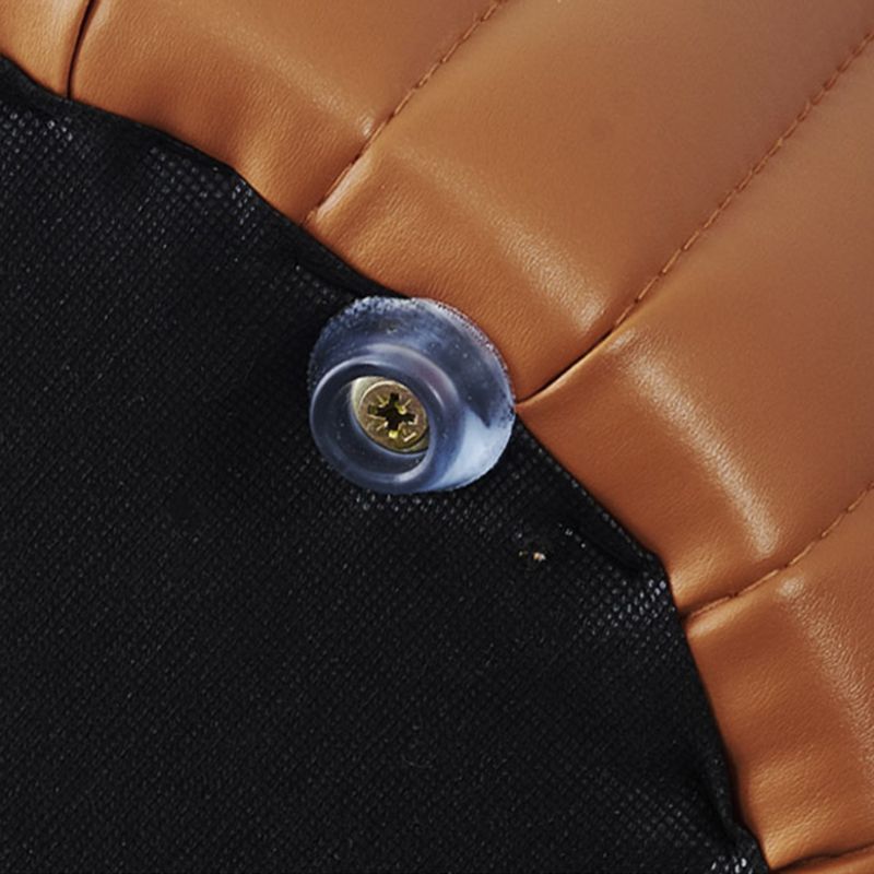 Modern Round Ottoman Pouf Genuine Leather Solid Water Resistant Ottoman for Children Clearhalo 'furn' 'furn_ottomans_poufs' 'Furniture' 'Living Room Furniture' 'Ottomans & Poufs' 'ottomans_poufs' 1200x1200_4843ff1a-22d2-4d15-9c3c-cd9dde8e0424