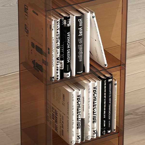 Acrylic Vertical Standard Bookshelf Scandinavian Closed Back Bookshelf Clearhalo 'Bookcases' 'furn' 'furn_bookcases' 'Furniture' 'furniture_bookcases' 'Office Furniture' 1200x1200_4844d921-1aa3-49cc-bba0-9fc0ecd601c3