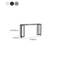Industrial Bar Height Table Stone Top Bistro Table for Patio Use Clearhalo 'Bar Furniture' 'Bar Tables' 'bar_tables' 'furn' 'furn_bar_tables' 'Furniture' 'Kitchen & Dining Furniture' 1200x1200_4844de96-fe9e-47bb-ba60-c3f8e01d8994