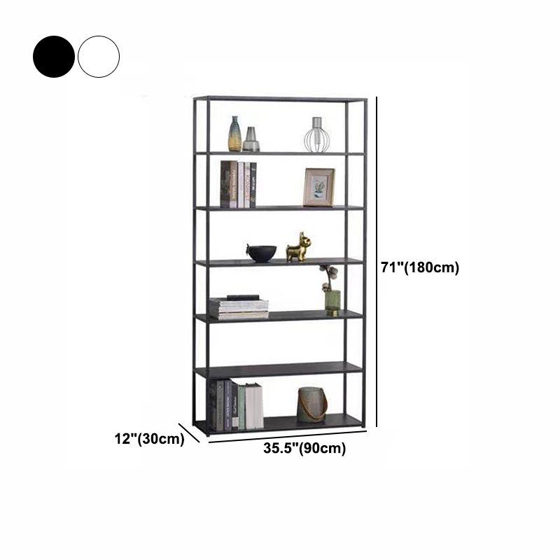Industrial Style 5-Shelf Bookshelf Open Shelf Bookcase for Home Office Clearhalo 'Bookcases' 'furn' 'furn_bookcases' 'Furniture' 'furniture_bookcases' 'kitchen' 'kitchen_bookcases' 'Living Room Furniture' 'Office Furniture' 1200x1200_4844e189-cf39-458f-bccf-325e2f4c7445
