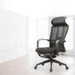 Fauteuil contemporain à bras fixes, repose-pieds, chaise de bureau, oreiller inclus