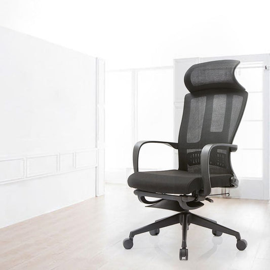 コンテンポラリーアームチェア固定腕フットレストオフィスチェア枕が含まれています