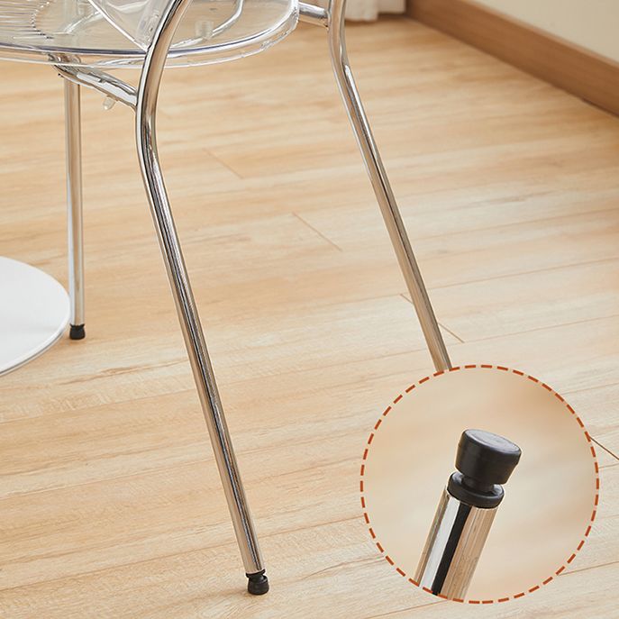 Open Back Dining Side Chair Contemporary Dining Armless Chair Clearhalo 'Dining Chairs' 'Dining Tables & Seating' 'dining_chair' 'furn' 'furn_dining_chair' 'Furniture' 'Kitchen & Dining Furniture' 1200x1200_4846765e-619d-463e-ac36-9f6688f9ce1f