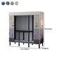 Folding Contemporary Wardrobe Armoire Steel Frame Wardrobe Cabinet for Bedroom