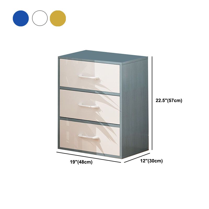 Commode en bois de style moderne à chambre verticale rangement commode coffre avec tiroirs