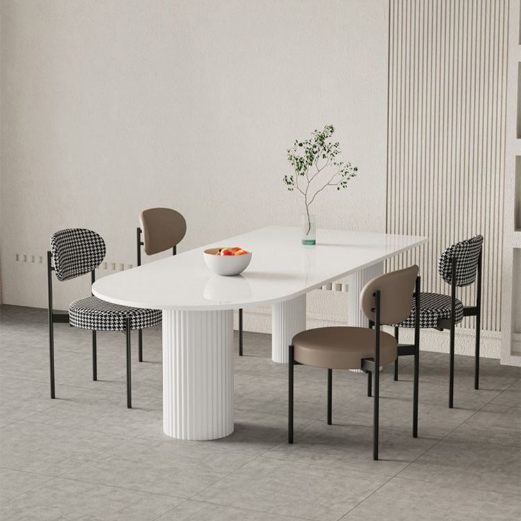 Simplicity Style 3-foot Furniture Stone Dining Room Collection Clearhalo 'Dining Tables & Seating' 'Dining Tables' 'dining_table' 'furn' 'furn_dining_table' 'Furniture' 'Kitchen & Dining Furniture' 1200x1200_48483755-0555-4cfa-93e8-e61c17d799df