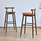Contemporary Ash Wood Backrest Counter High Stool with 4 Legs Clearhalo 'Bar Furniture' 'Bar Stools' 'bar_stools' 'furn' 'furn_bar_stools' 'Furniture' 'Kitchen & Dining Furniture' 1200x1200_48487e81-4351-408e-a04d-fae51b59c8bf