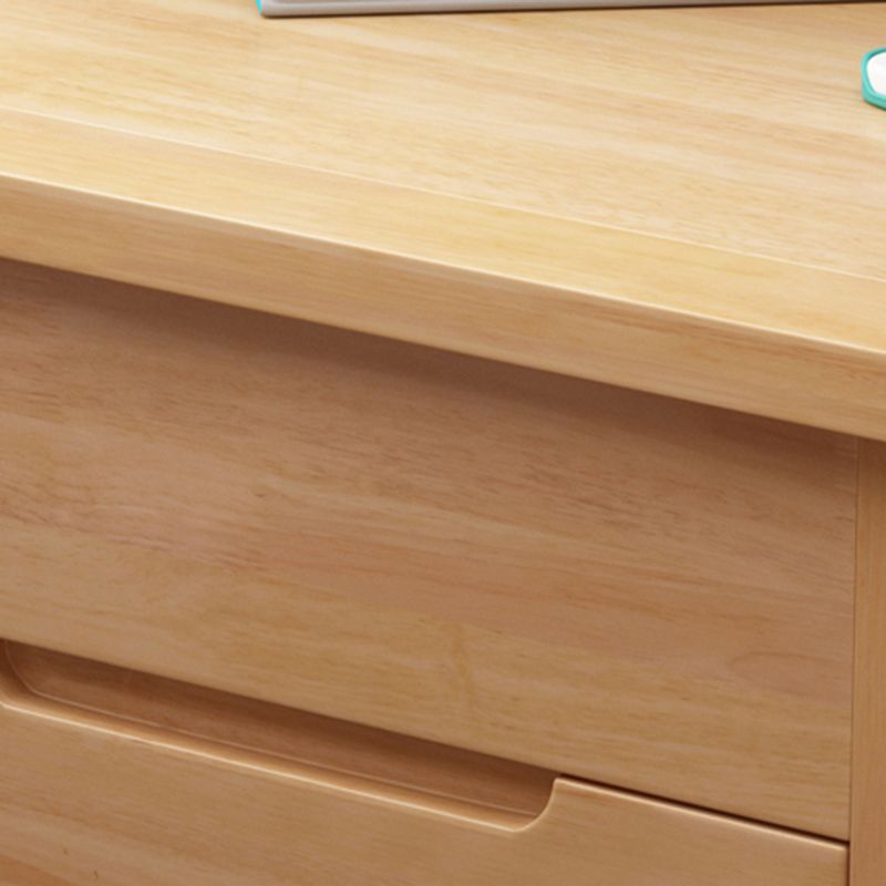 Moderno comodino a letto in legno massiccio Scaffale a 2 cassetti incluso da 22 pollici H comodino con gambe