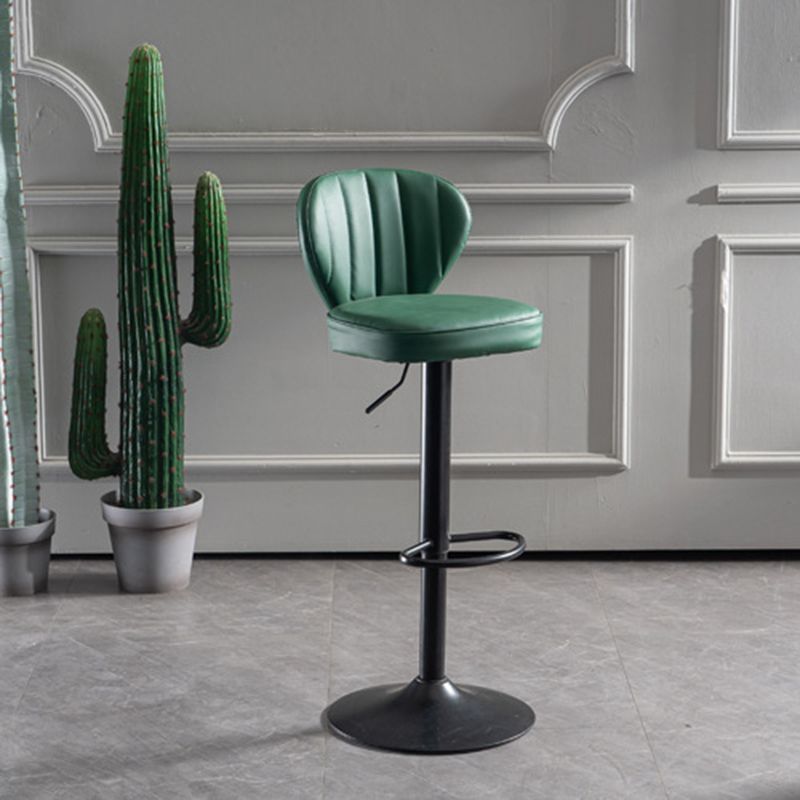 Hedendaagse faux lederen aanrechtkrukstof kussen in matte afwerking voor thuis