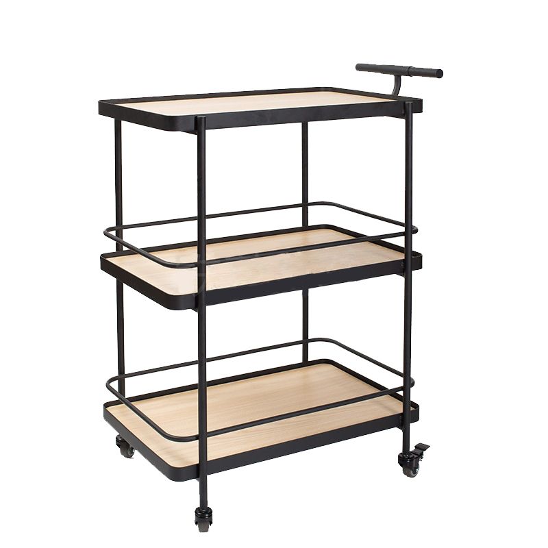 35.43 "H Table de préparation à rouleaux rectangulaires modernes