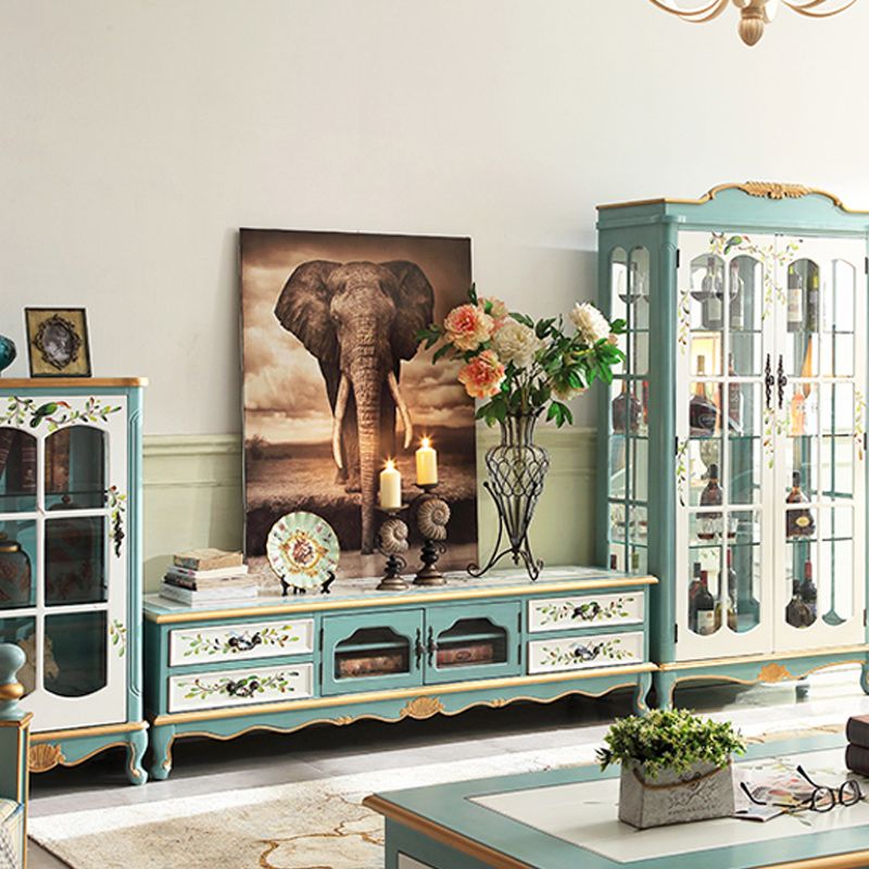 Traditional 4 Drawers TV Console Disressed Wood TV Stand with Shelf Clearhalo 'furn' 'furn_tv_stands_entertainment_centers' 'Furniture' 'Living Room Furniture' 'TV Stands & Entertainment Centers' 'TV Stands & Media Storage Furniture' 'tv_stands_entertainment_centers' 1200x1200_484c694c-4b38-45e9-a98b-1a74d7d672ae