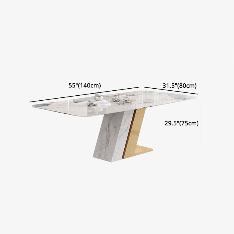 1/2/5/7 Pieces Dining Table Set with Sintered Stone Top Dining Table Furniture Clearhalo 'Dining Room Sets' 'Dining Tables & Seating' 'dining_room_set' 'furn' 'furn_dining_room_set' 'Furniture' 'furniture_dining_room_set' 'Kitchen & Dining Furniture' 1200x1200_485118d4-f635-4440-a804-6ecd5a07c14d