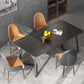 Industrial Style Stone Dining Table Double Pedestal Dining Room Collection Clearhalo ' dining_table' 'Dining Tables & Seating' 'Dining Tables' 'furn' 'furn_dining_table' 'Furniture' 'furniture_dining_table' 'Kitchen & Dining Furniture' 'kitchen&dining_furn' 'kitchen' 'kitchen_dining_table' 1200x1200_4851ec2c-7445-4aa8-91fc-2588cc2d29e7