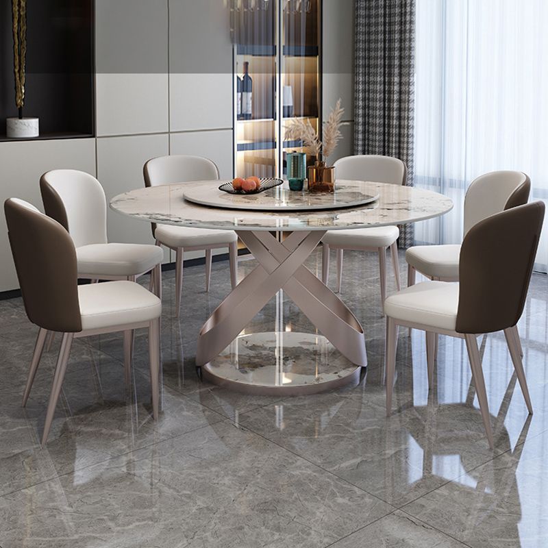 Glam Parsons Side Chair Leather Indoor Dining Chair with Metal Base Clearhalo 'Dining Chairs' 'Dining Tables & Seating' 'dining_chair' 'furn' 'furn_dining_chair' 'Furniture' 'Kitchen & Dining Furniture' 1200x1200_4852d77d-6f97-42d9-9583-450d4e8dbfeb