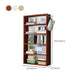Contemporary Wood Bookshelf Standard Shelf Bookcase for Home Office
