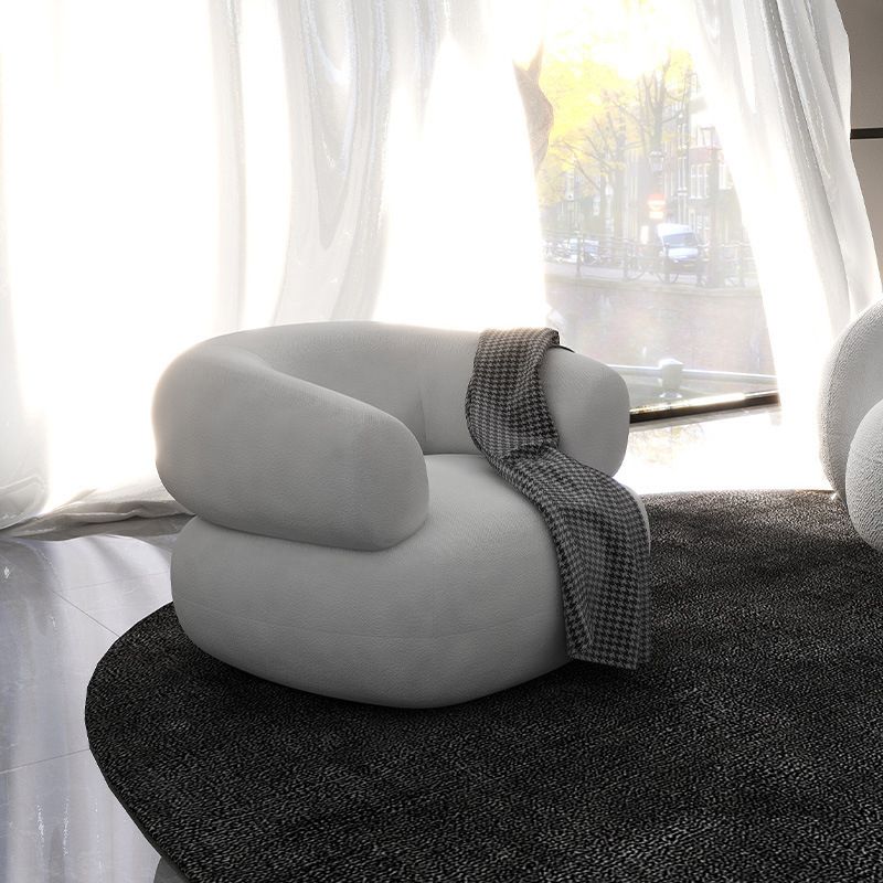 Sedute contemporanee con posti a sedere curvi a sedere inclinate di divano per soggiorno