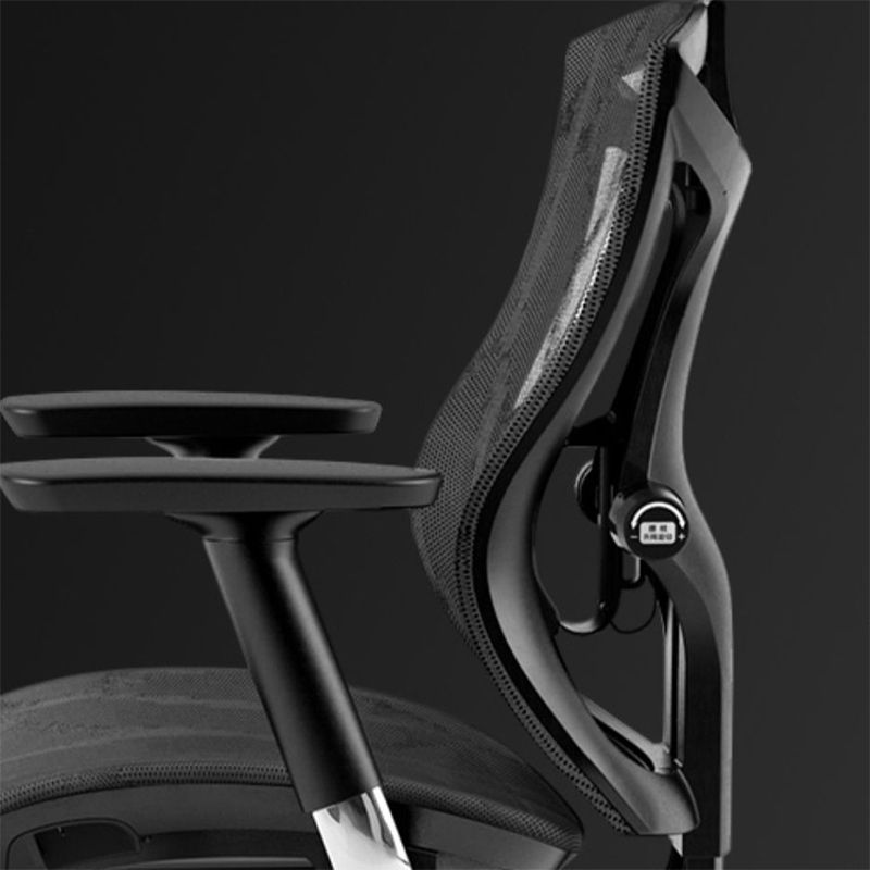 Modern Swivel Chair Adjustable Seat Height Removable Arms Office Chair with Wheels