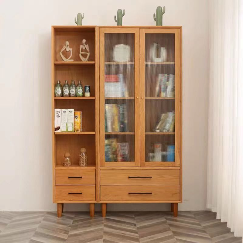 Mid-Century Modern Solid Wood Chest Rectangle Accent Cabinet with Drawer Clearhalo 'Cabinets & Chests' 'cabinets_chests' 'furn' 'furn_cabinets_chests' 'Furniture' 'Living Room Furniture' 1200x1200_48607198-84a1-4e4a-a1da-332fe5daf70f