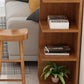 Modern Wood Bar Dining Table Rectangle Indoor Bistro Table with Shelf Clearhalo 'Bar Furniture' 'Bar Tables' 'bar_tables' 'furn' 'furn_bar_tables' 'Furniture' 'furniture_bar_tables' 'Kitchen & Dining Furniture' 1200x1200_4861a7d3-de69-4e74-a225-636c9c73f380