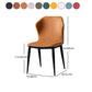 Contemporary Dining Wingback Side Chairs Armless Chair with Metal Legs for Kitchen Clearhalo 'Dining Chairs' 'Dining Tables & Seating' 'dining_chair' 'furn' 'furn_dining_chair' 'Furniture' 'furniture_dining_chair' 'Kitchen & Dining Furniture' 1200x1200_4863a1f6-f857-4596-a07d-e21000ee6e4a