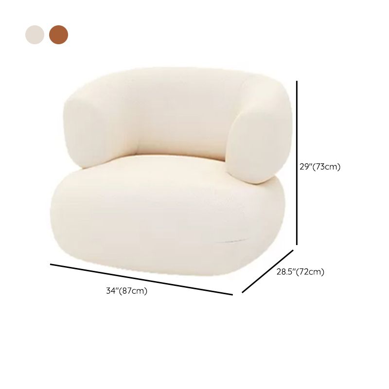 Faux Leather Modern Sofa Sloped Arm Curved Sofa for Living Room Clearhalo 'furn' 'furn_sofas' 'Furniture' 'Living Room Furniture' 'Sofa' 'sofas' 1200x1200_48663d1a-d950-4460-bb47-0bb85d13cdb8