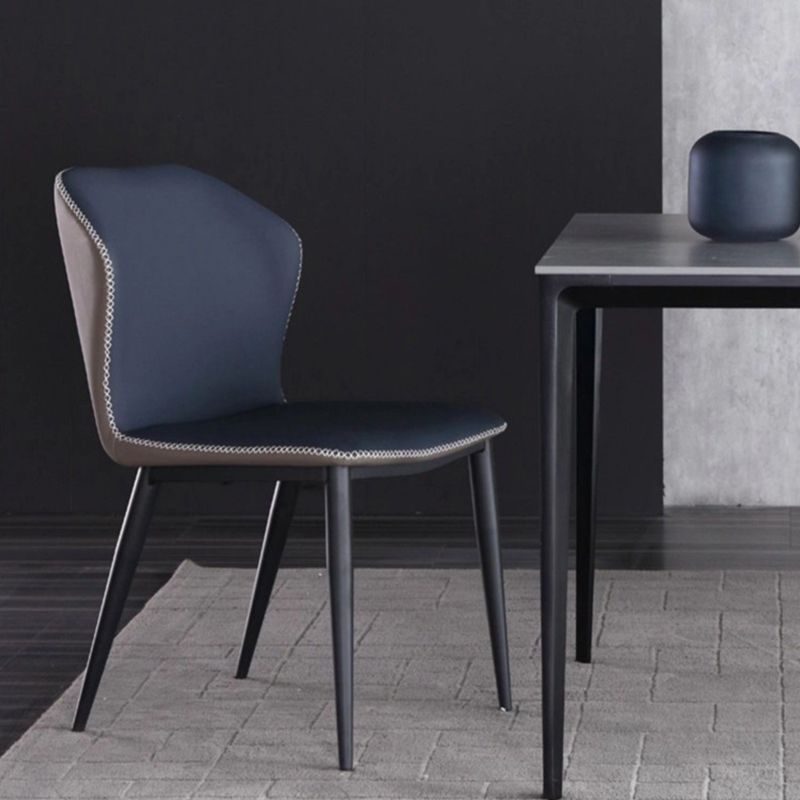 Contemporary Chair Faux Leather Dining Room Wingback Parsons Chair Clearhalo 'Dining Chairs' 'Dining Tables & Seating' 'dining_chair' 'furn' 'furn_dining_chair' 'Furniture' 'Kitchen & Dining Furniture' 1200x1200_4867cc77-ae2d-43a3-a20c-f12f4e818e20