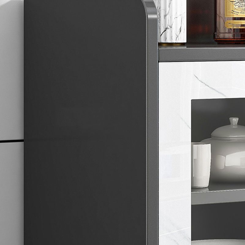 Contemporary Style Buffet Sideboard Wood Sideboard with Cabinets Clearhalo 'buffet_sideboard' 'Buffets & Sideboards' 'furn' 'furn_buffet_sideboard' 'Furniture' 'Kitchen & Dining Furniture' 1200x1200_486a1555-42d4-4a7f-b730-985885552921