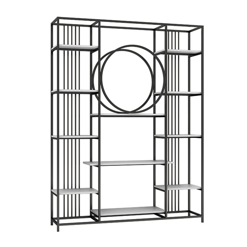 Glam Style Metal Bookshelf Etagere Open Shelf Bookcase for Home Clearhalo 'Bookcases' 'furn' 'furn_bookcases' 'Furniture' 'furniture_bookcases' 'Office Furniture' 1200x1200_486a5f9e-2eaa-4233-a0bf-915fe7856958